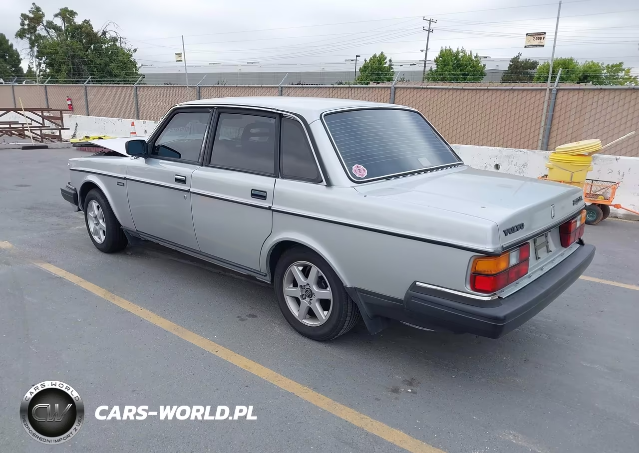 1987 Volvo 244 Dl-Gl VIN:YV1AX8847H1229586 - 3