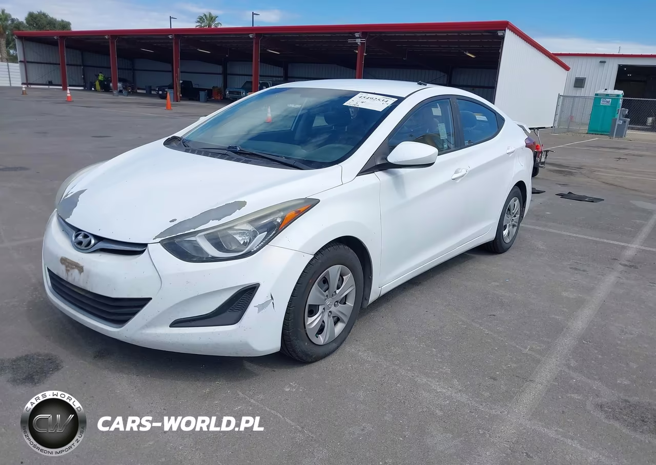 2016 Hyundai Elantra Se VIN:5NPDH4AE5GH751278 - 2