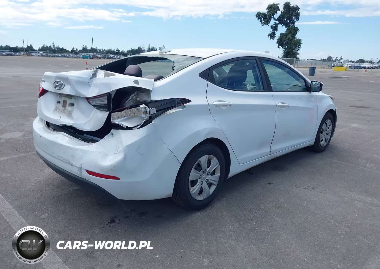 2016 Hyundai Elantra Se VIN:5NPDH4AE5GH751278 - 4