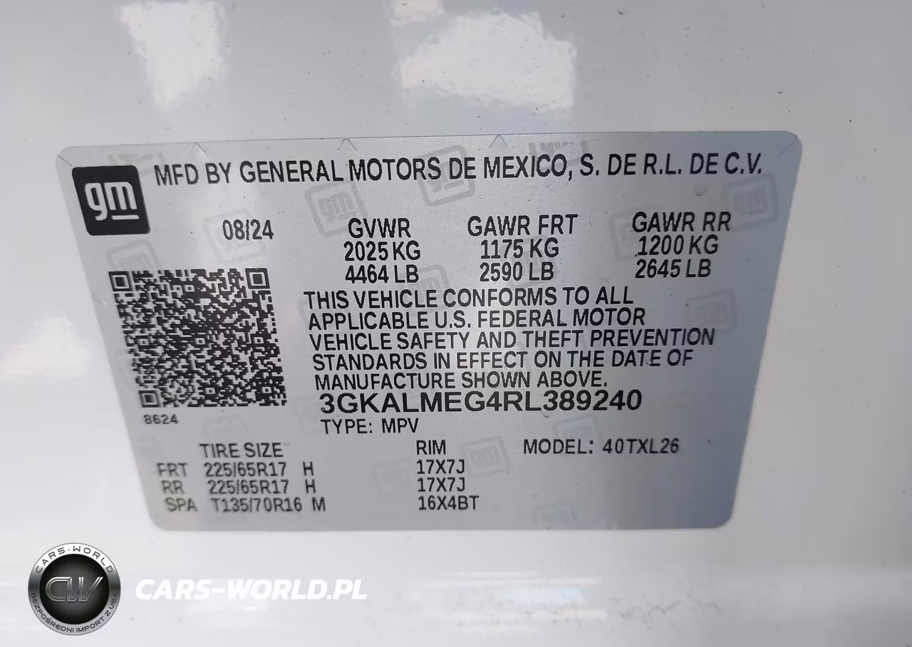 2024 GMC Terrain Fwd Sle VIN:3GKALMEG4RL389240 - 9