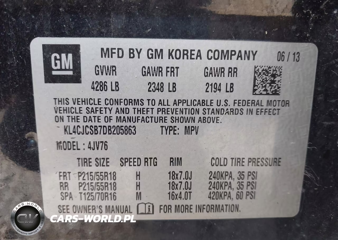 2013 Buick Encore Leather VIN:KL4CJCSB7DB205863 - 9
