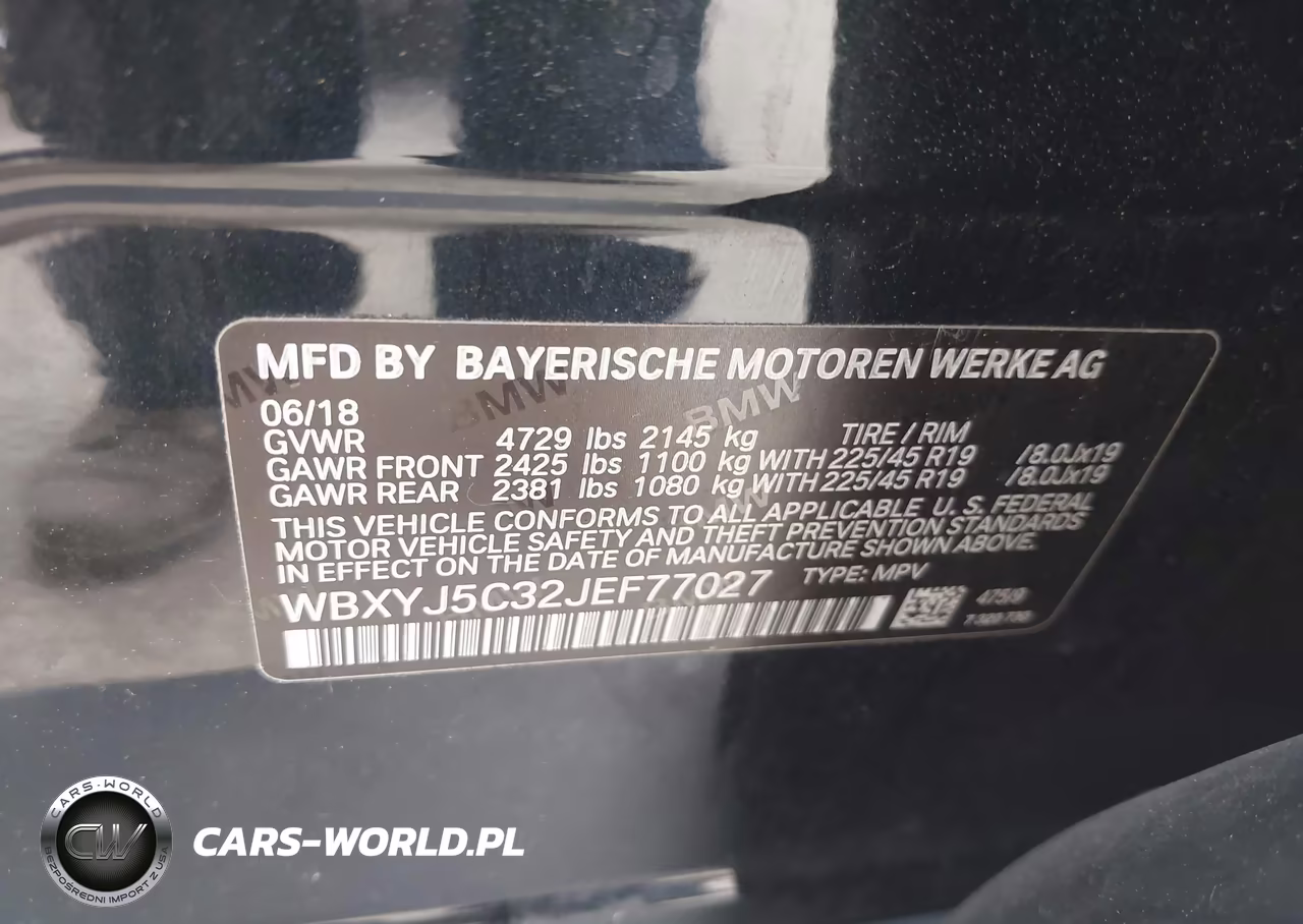 2018 BMW X2 xDrive28I VIN:WBXYJ5C32JEF77027 - 9