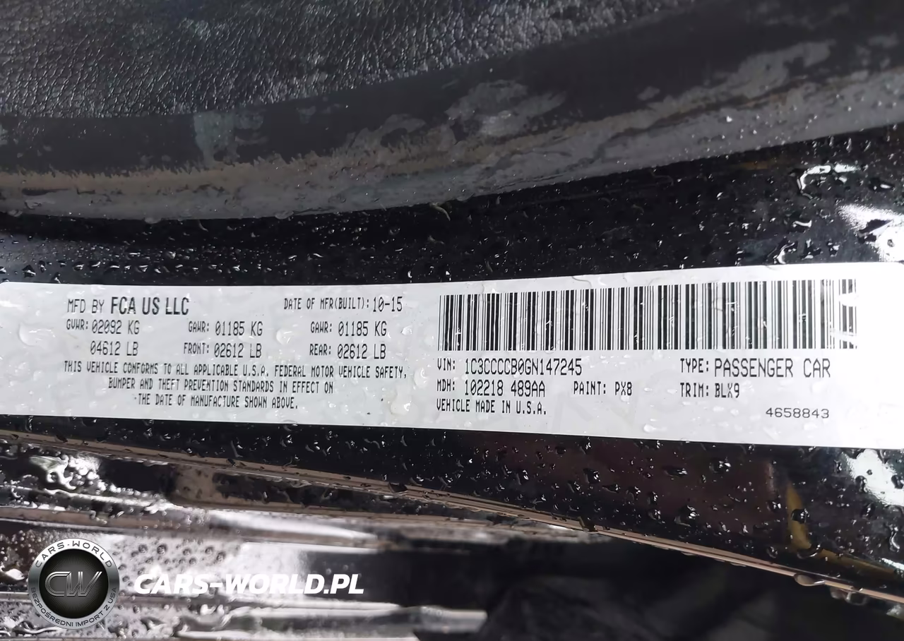 2016 Chrysler 200 C VIN:1C3CCCCB0GN147245 - 9