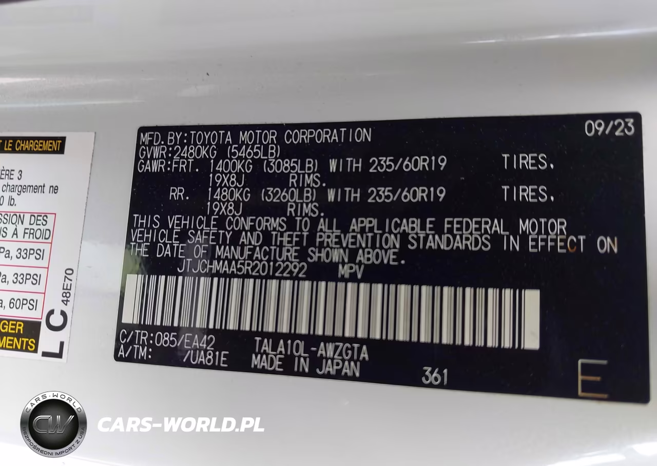 2024 Lexus Rx 350 Premium VIN:JTJCHMAA5R2012292 - 9
