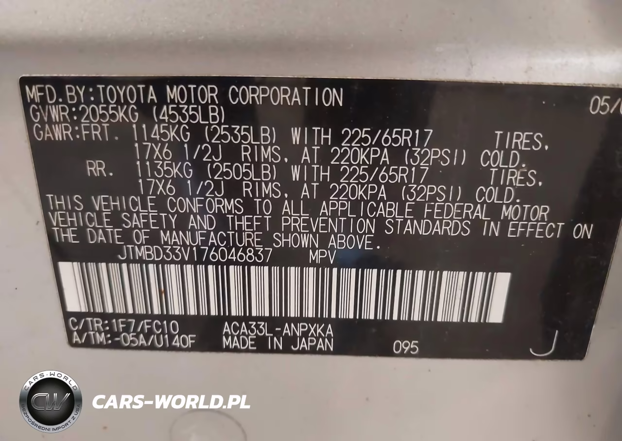 2007 Toyota Rav4 VIN:JTMBD33V176046837 - 9