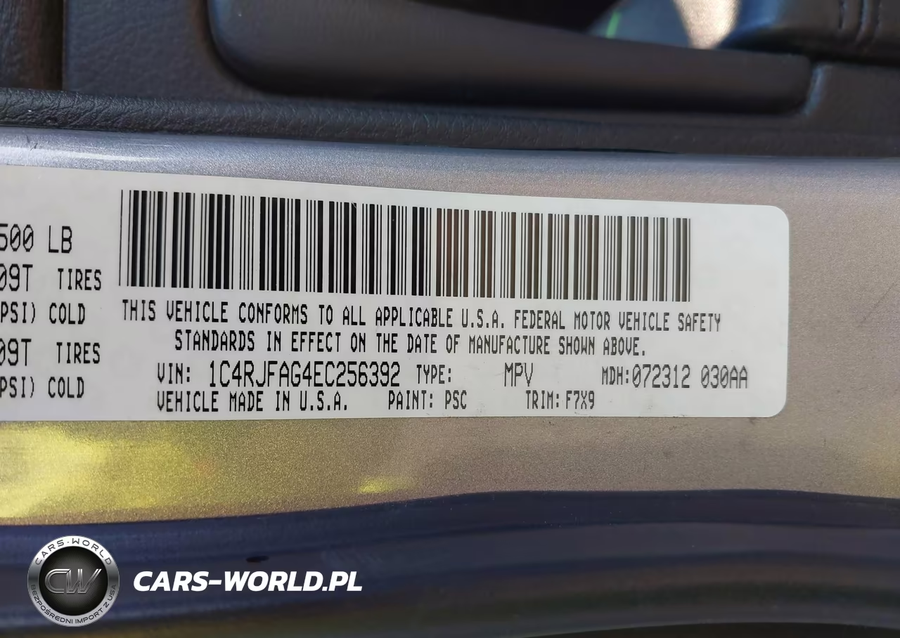2014 Jeep Grand Cherokee Laredo VIN:1C4RJFAG4EC256392 - 9