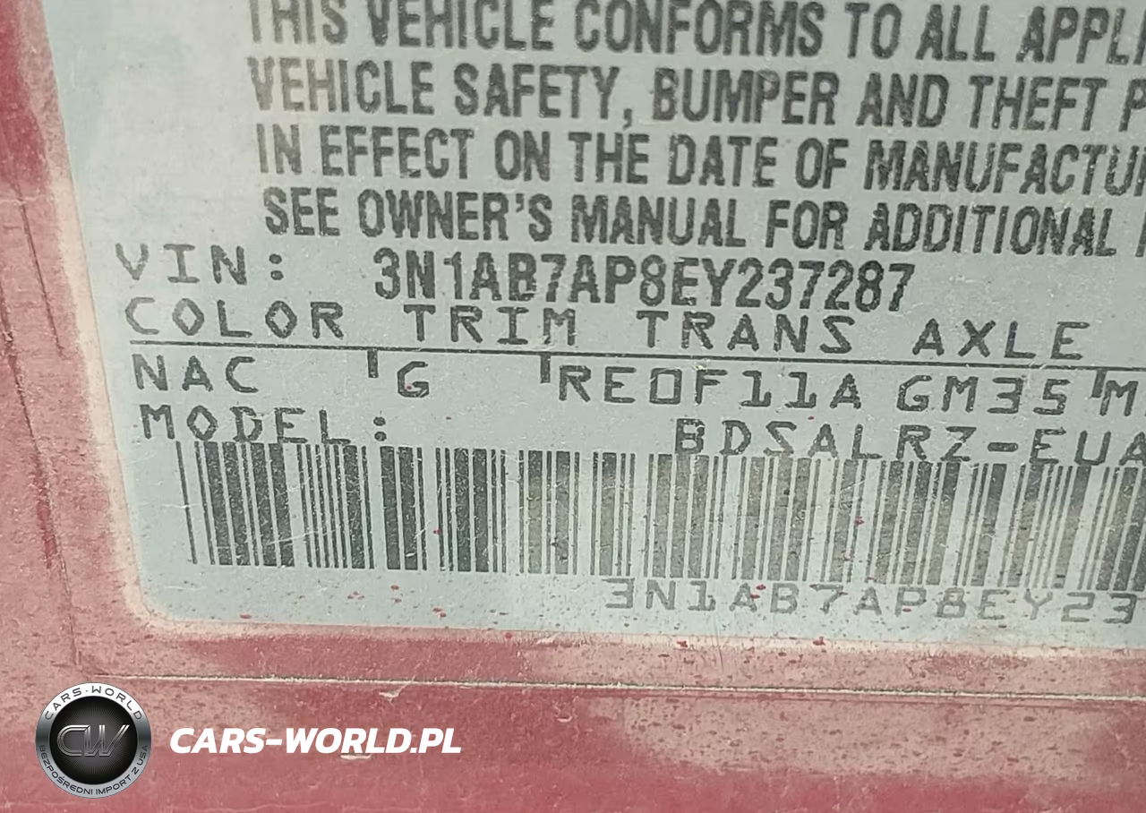 2014 Nissan Sentra Sr VIN:3N1AB7AP8EY237287 - 9