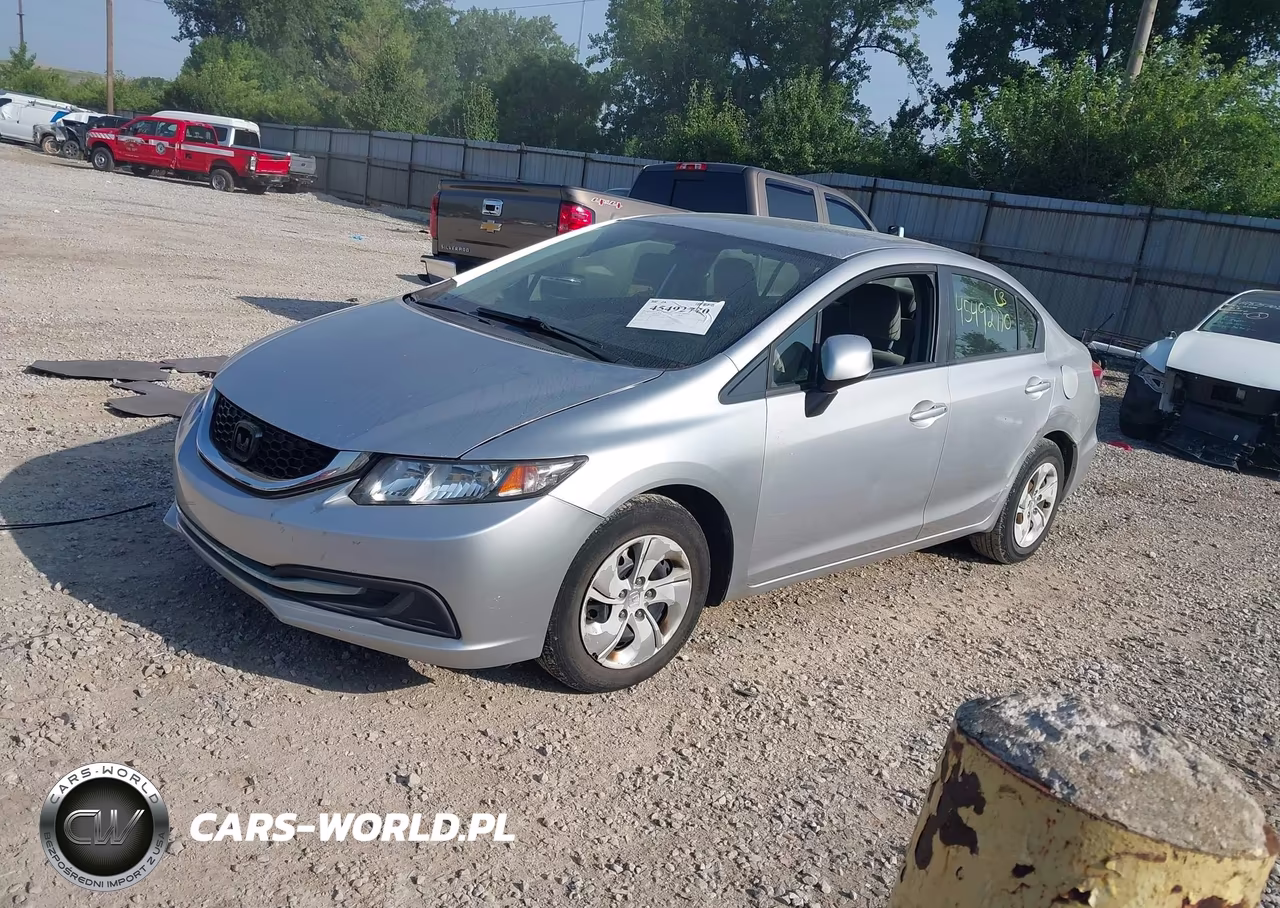 2013 Honda Civic Lx VIN:19XFB2F56DE069274 - 2