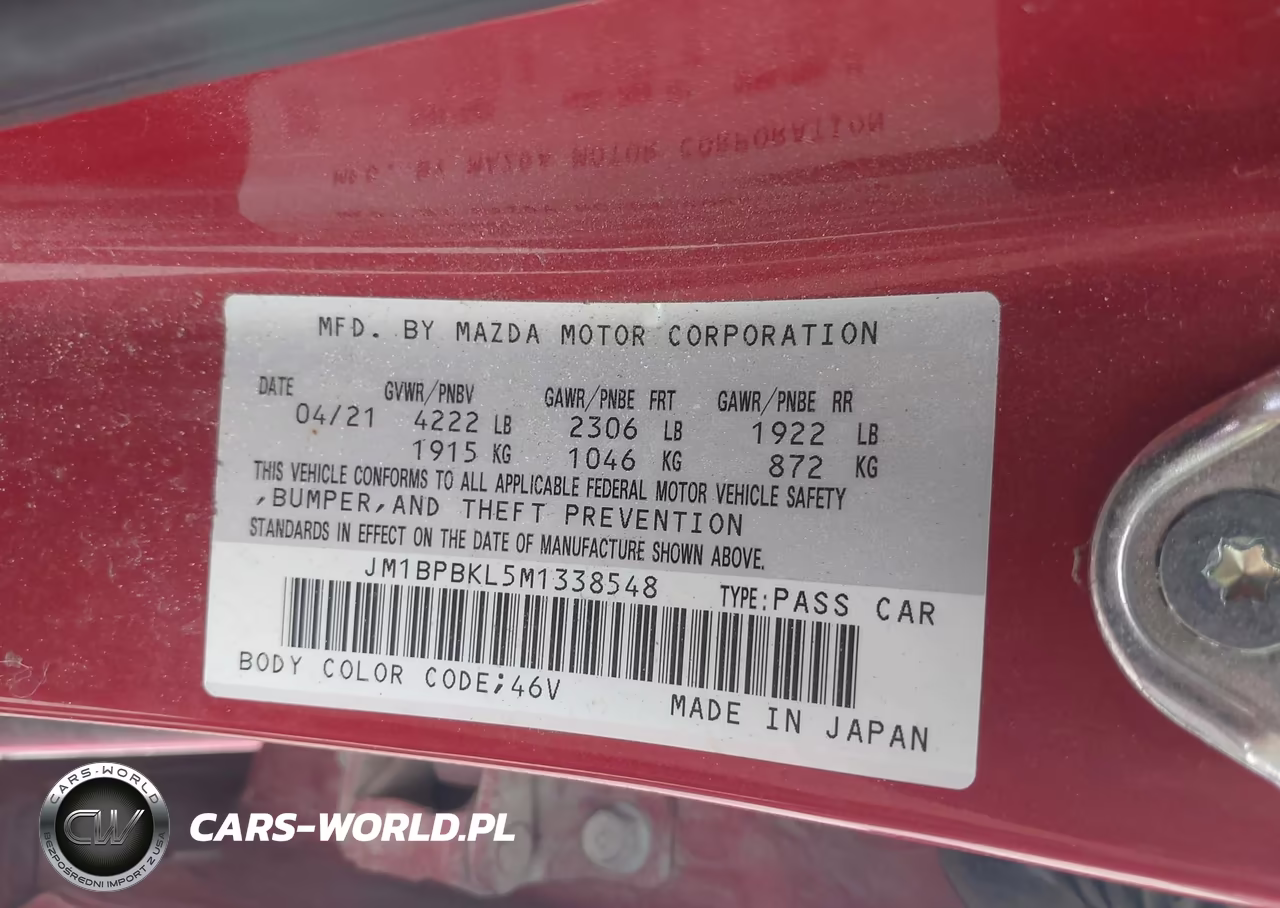 2021 Mazda Mazda3 Select VIN:JM1BPBKL5M1338548 - 9