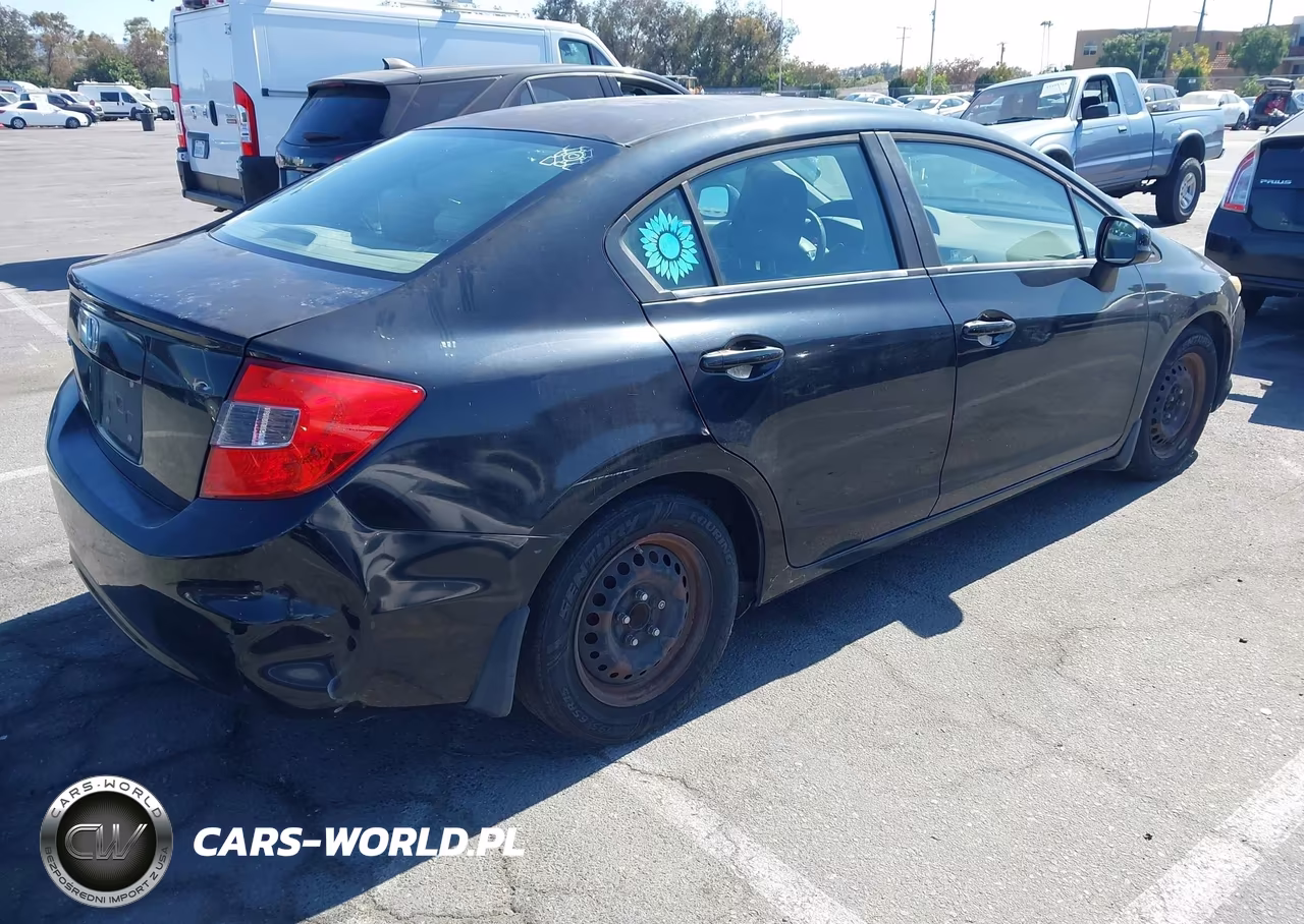 2012 Honda Civic Lx VIN:19XFB2F5XCE379166 - 4