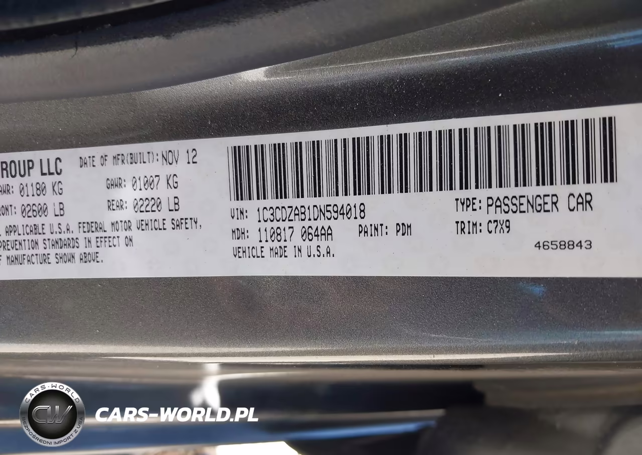 2013 Dodge Avenger Se VIN:1C3CDZAB1DN594018 - 9