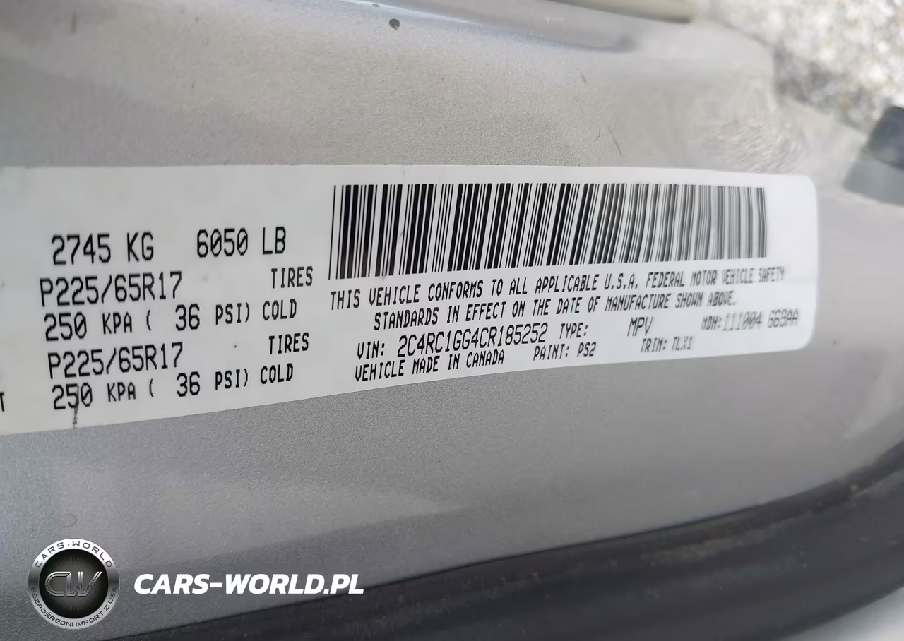 2012 Chrysler Town & Country Limited VIN:2C4RC1GG4CR185252 - 9