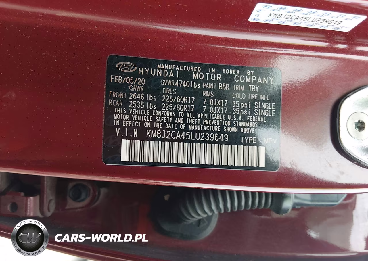 2020 Hyundai Tucson Se VIN:KM8J2CA45LU239649 - 9