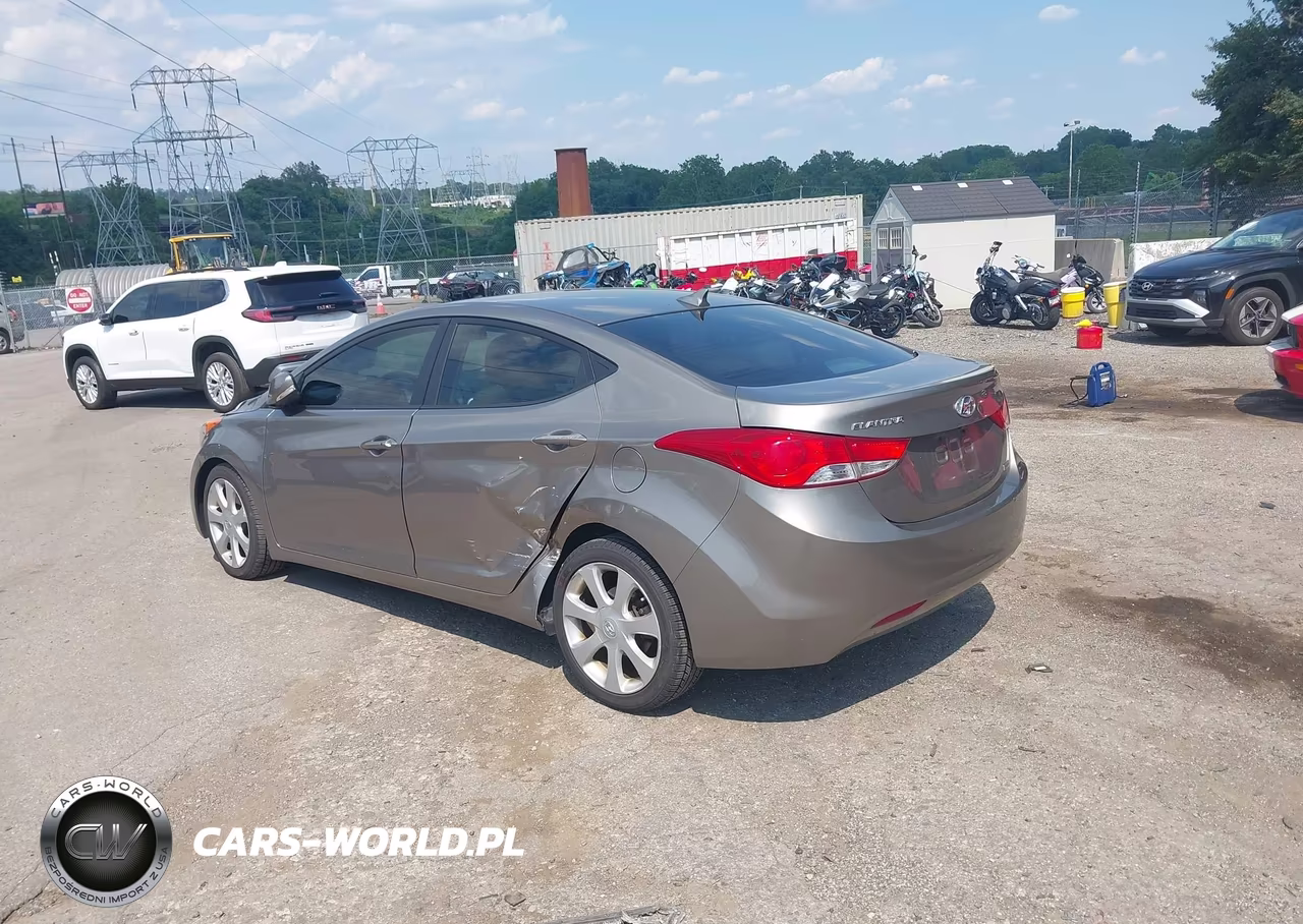 2013 Hyundai Elantra Limited VIN:5NPDH4AE6DH269611 - 3
