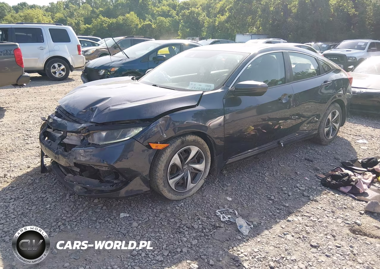 2019 Honda Civic Lx VIN:19XFC2F64KE014888 - 2