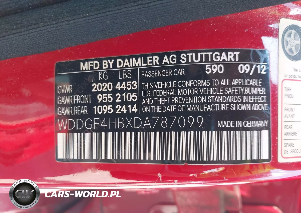 2013 Mercedes-Benz C 250 Sport VIN:WDDGF4HBXDA787099 - 9