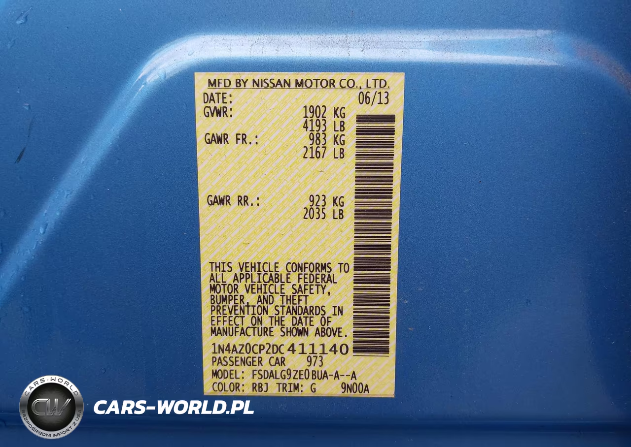 2013 Nissan Leaf Sl VIN:1N4AZ0CP2DC411140 - 9