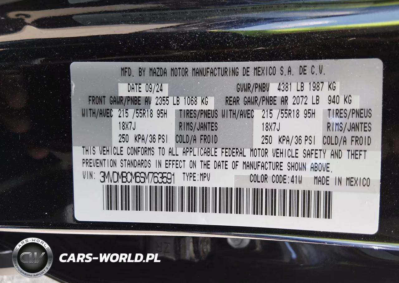 2025 Mazda Cx-30 2.5 S Preferred Package VIN:3MVDMBCM6SM763591 - 9