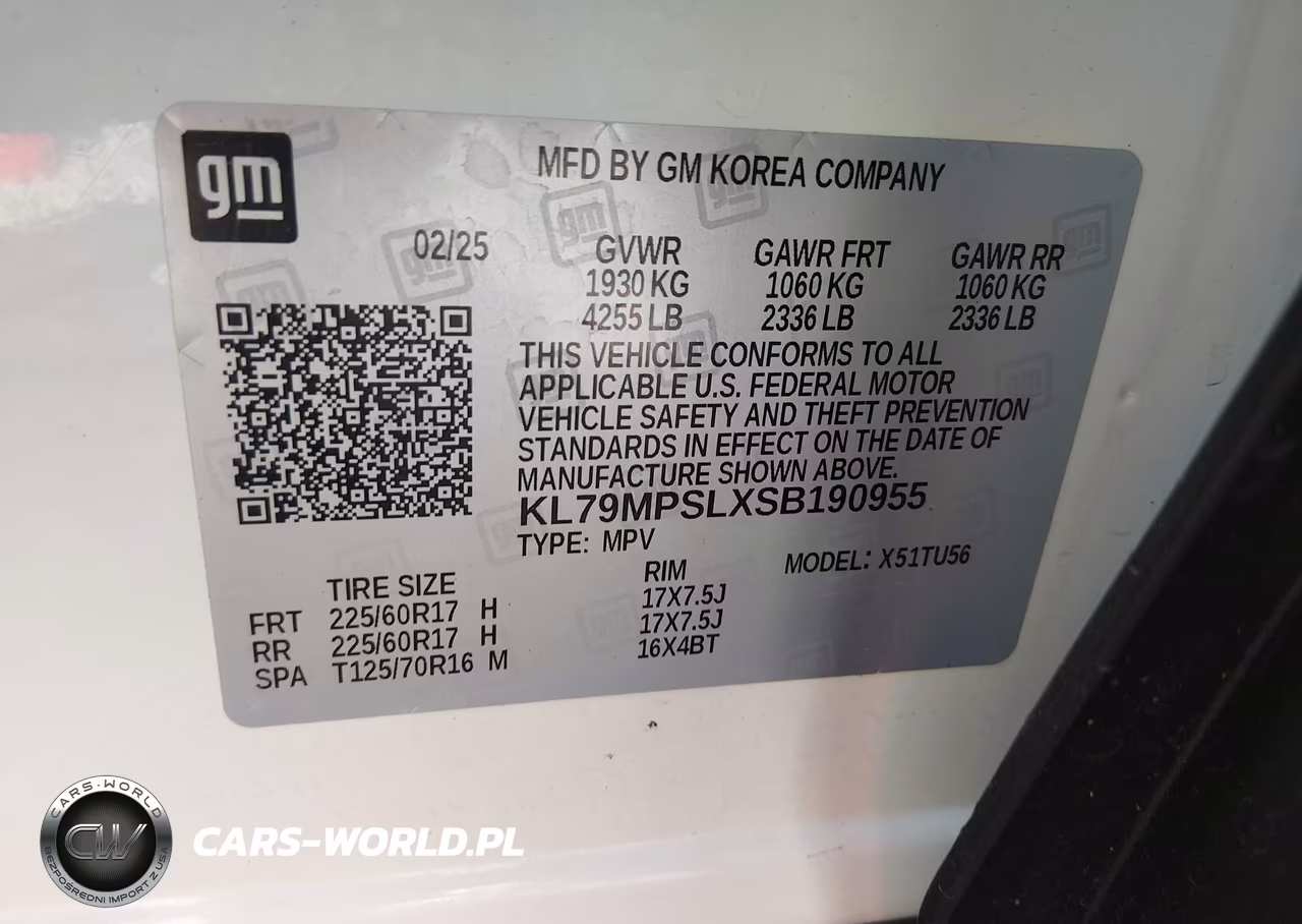 2025 Chevrolet Trailblazer Fwd Lt VIN:KL79MPSLXSB190955 - 9