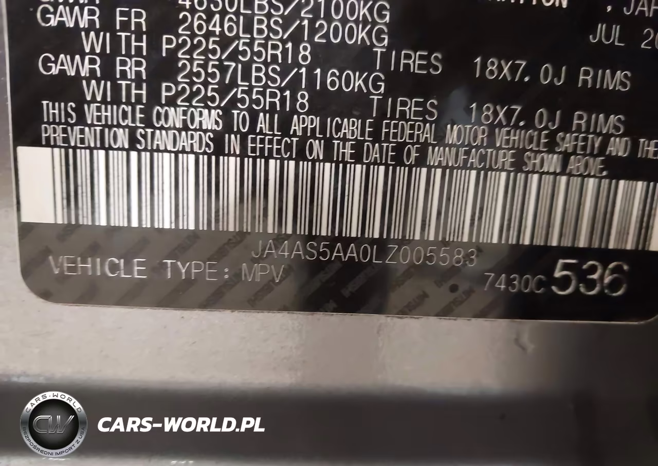 2020 Mitsubishi Eclipse Cross Se 1.5T VIN:JA4AS5AA0LZ005583 - 9