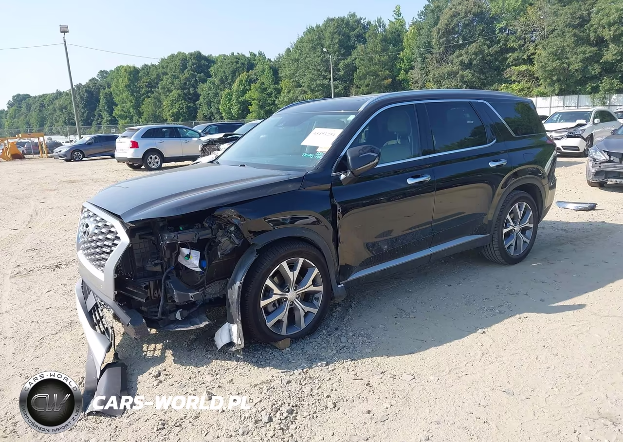 2021 Hyundai Palisade Sel VIN:KM8R4DHE6MU302101 - 2