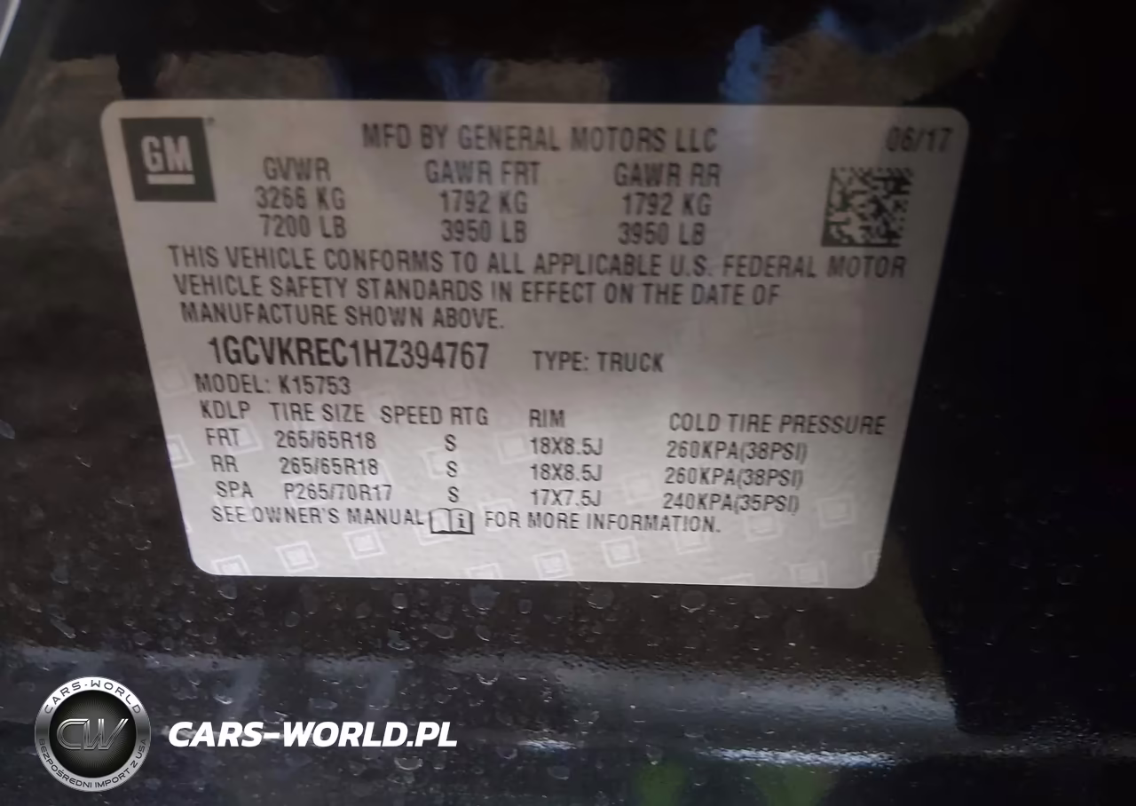 2017 Chevrolet Silverado 1500 Lt VIN:1GCVKREC1HZ394767 - 9