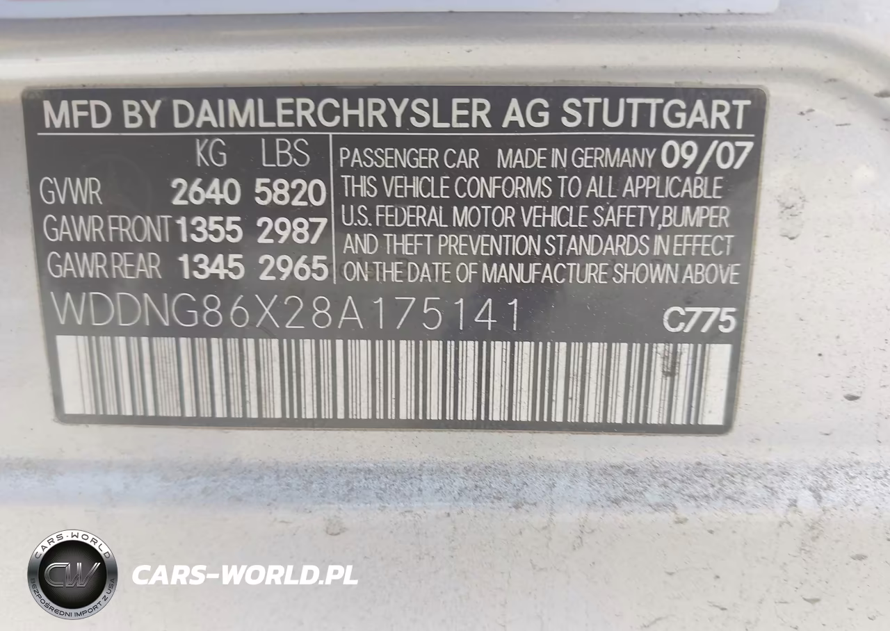 2008 MERCEDES-BENZ S 550 4MATIC VIN:WDDNG86X28A175141 - 9