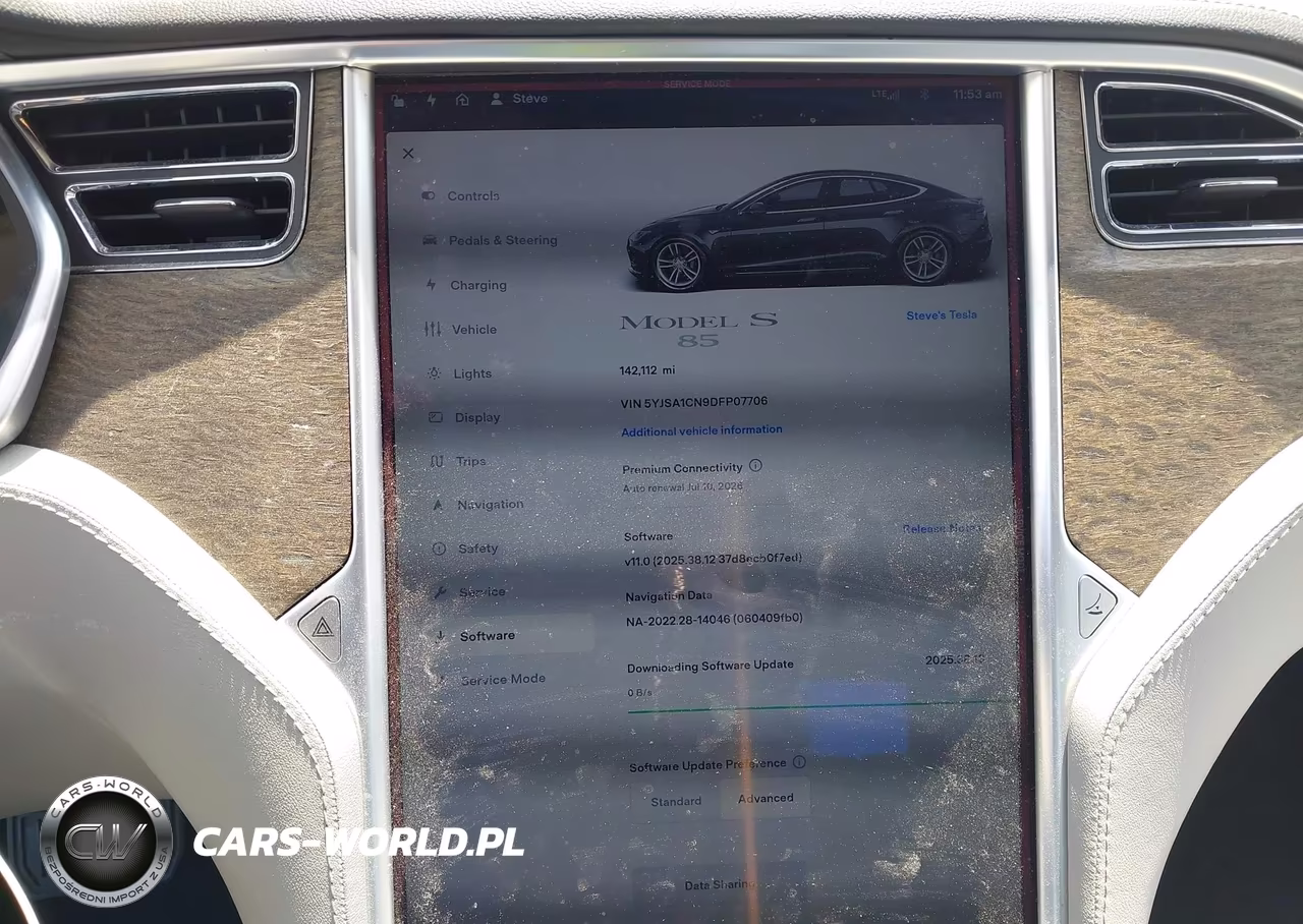 2013 Tesla Model S VIN:5YJSA1CN9DFP07706 - 7