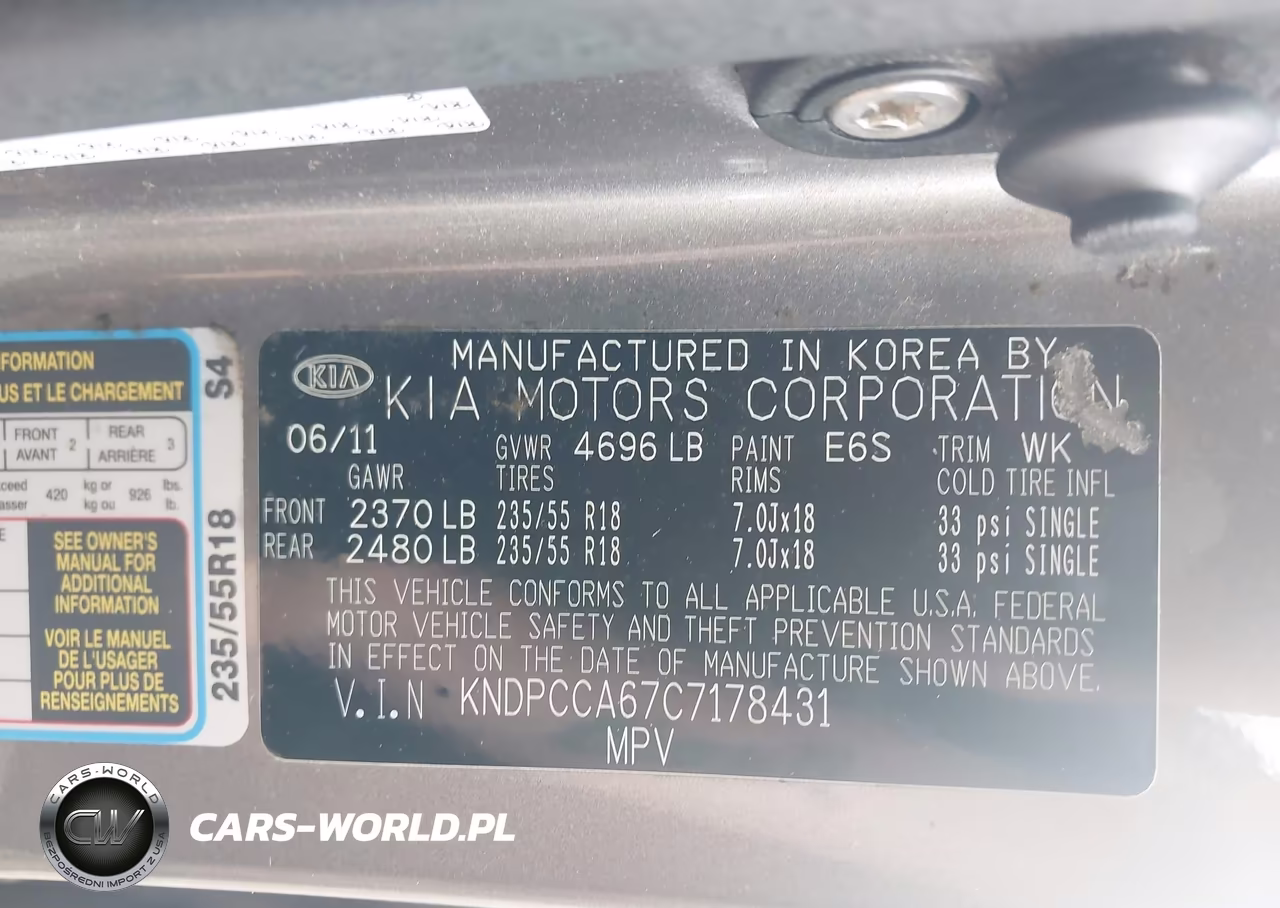 2012 Kia Sportage Sx VIN:KNDPCCA67C7178431 - 9