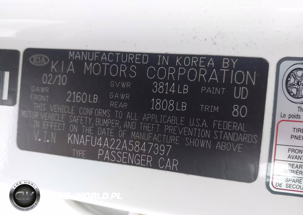 2010 Kia Forte Ex VIN:KNAFU4A22A5847397 - 9