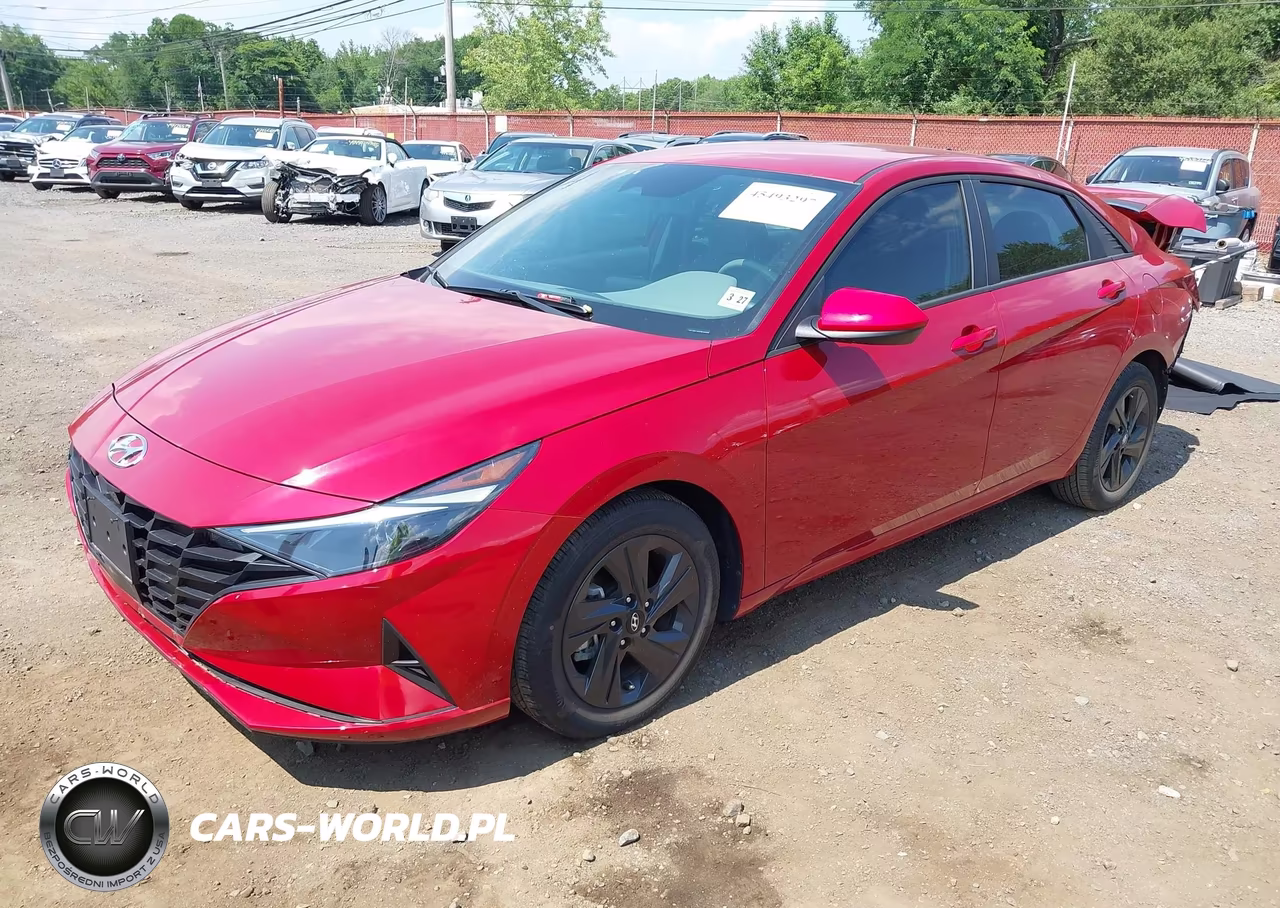 2022 Hyundai Elantra Sel VIN:KMHLS4AG7NU336279 - 2