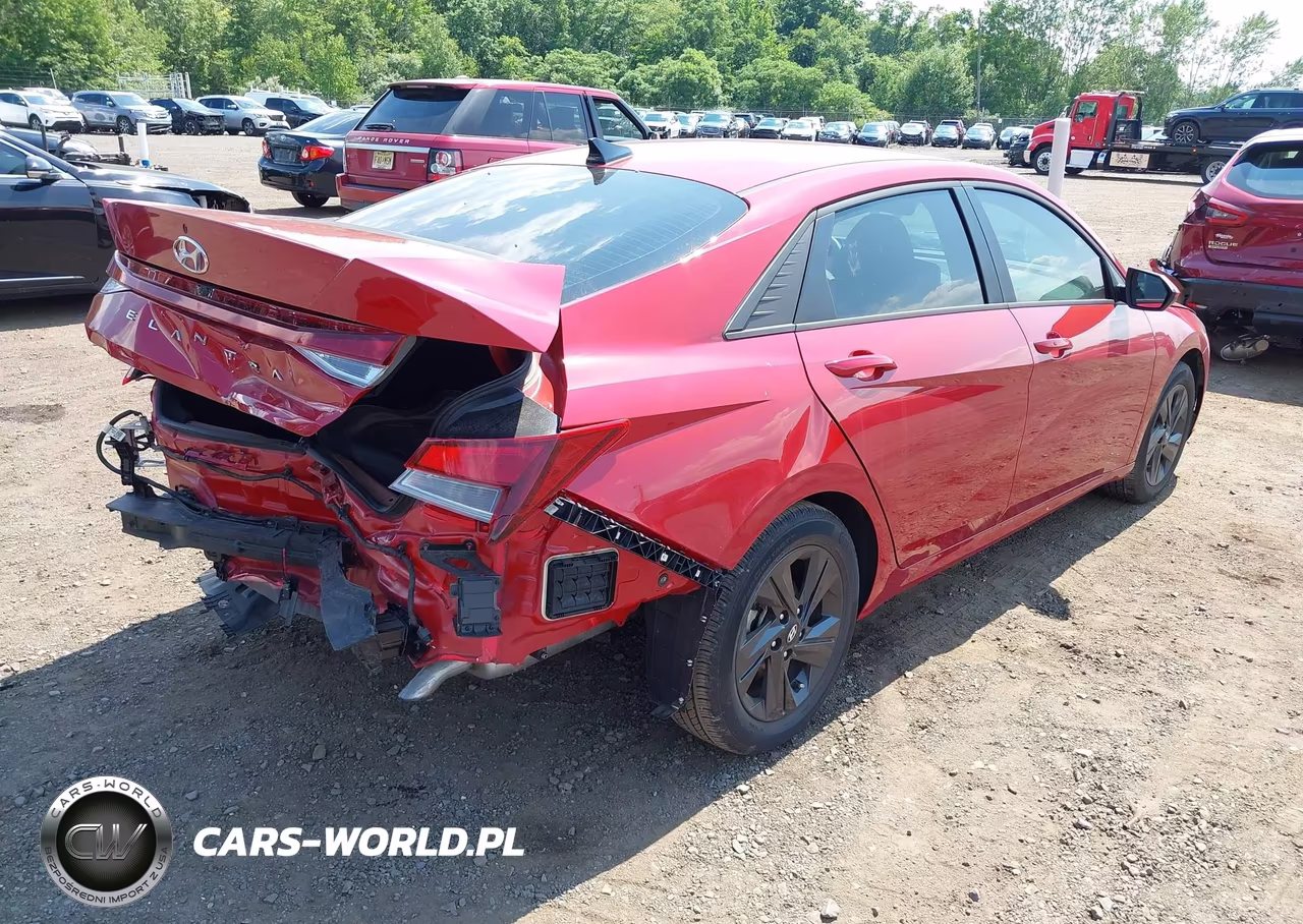 2022 Hyundai Elantra Sel VIN:KMHLS4AG7NU336279 - 4