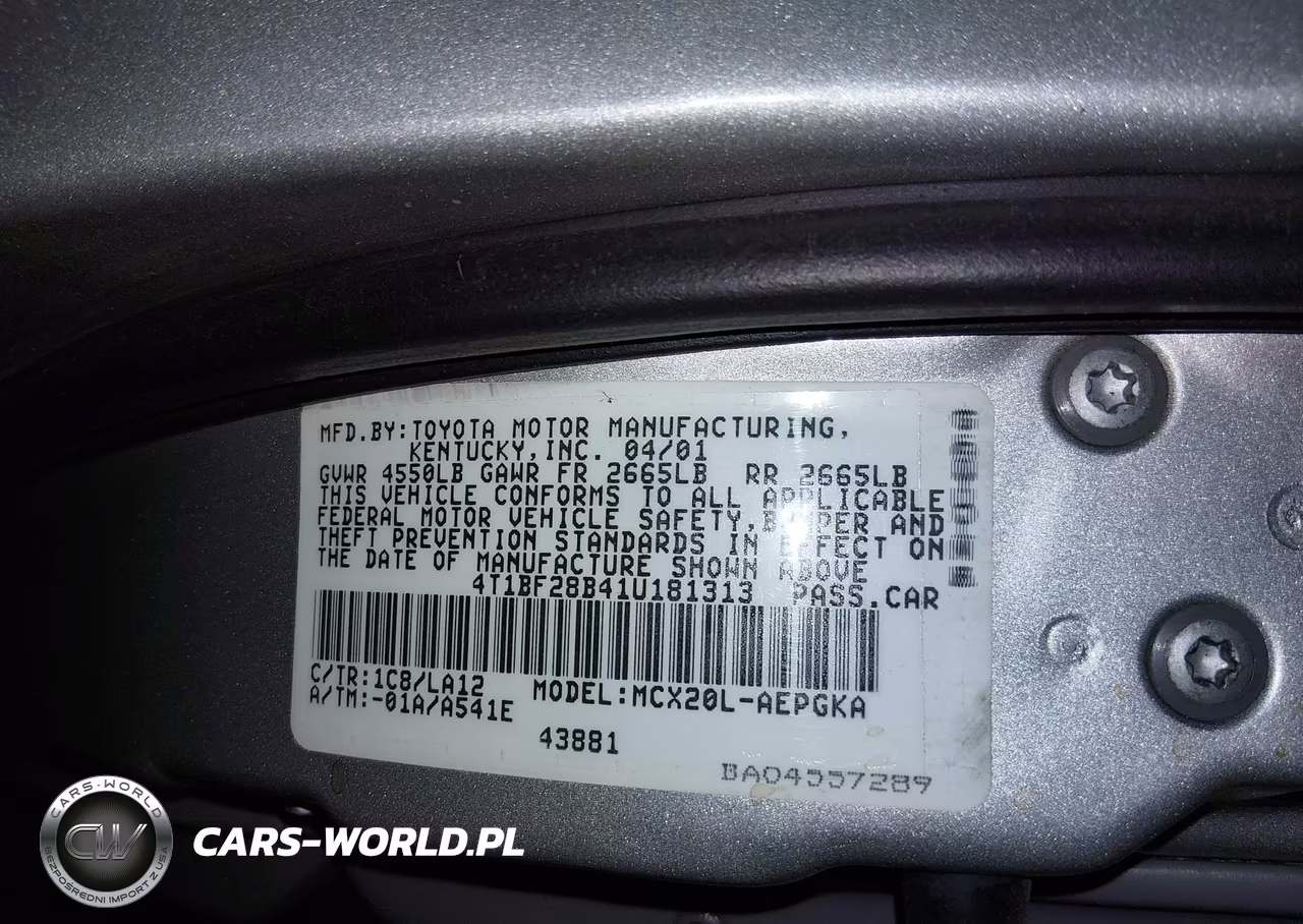 2001 Toyota Avalon Xls VIN:4T1BF28B41U181313 - 9
