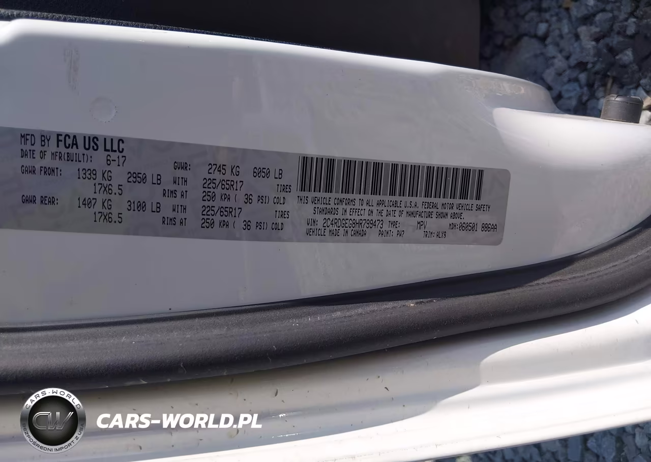 2017 Dodge Grand Caravan Gt VIN:2C4RDGEG8HR799473 - 9