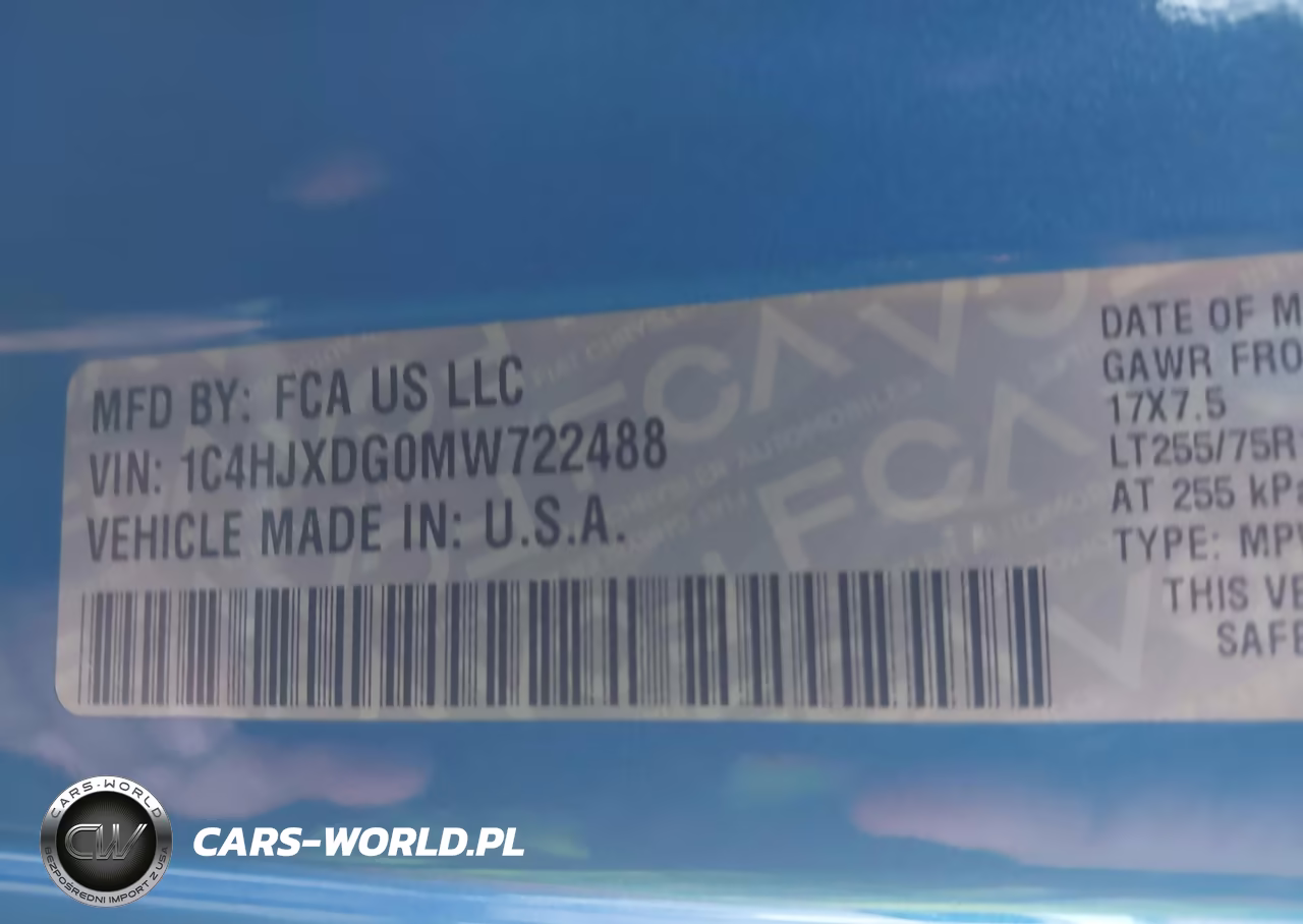 2021 Jeep Wrangler Unlimited Willys 4X4 VIN:1C4HJXDG0MW722488 - 9