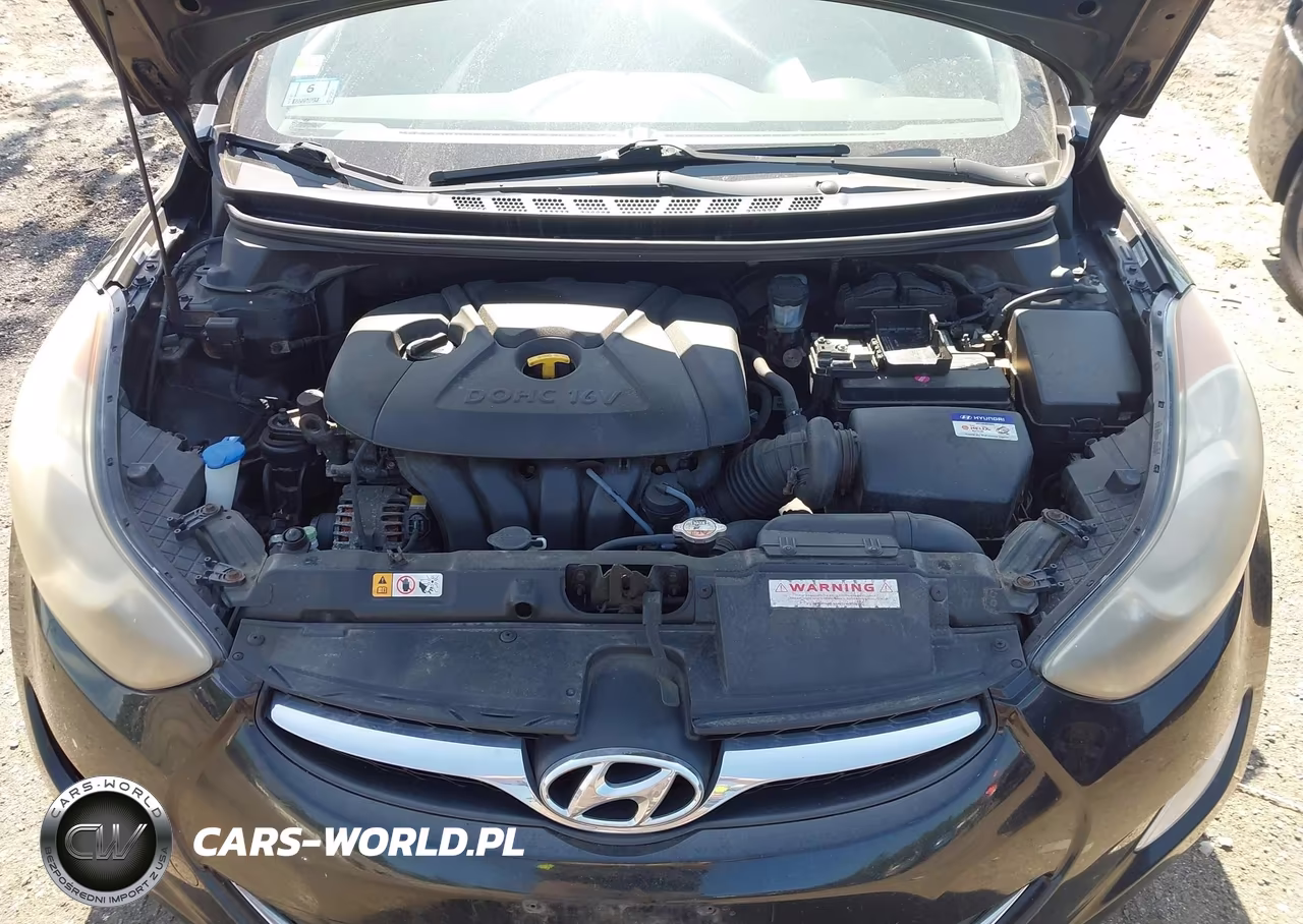 2013 Hyundai Elantra Gls VIN:KMHDH4AE8DU901316 - 10