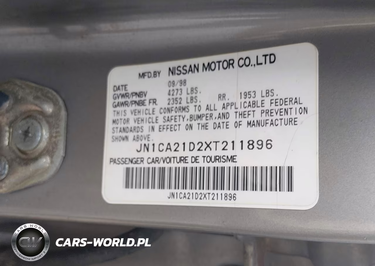 1999 Nissan Maxima Gle-Gxe-Se-Se-L VIN:JN1CA21D2XT211896 - 9