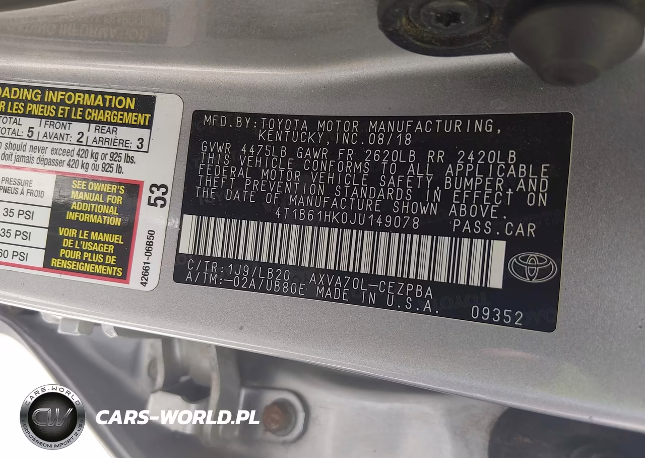 2018 Toyota Camry Xse VIN:4T1B61HK0JU149078 - 9