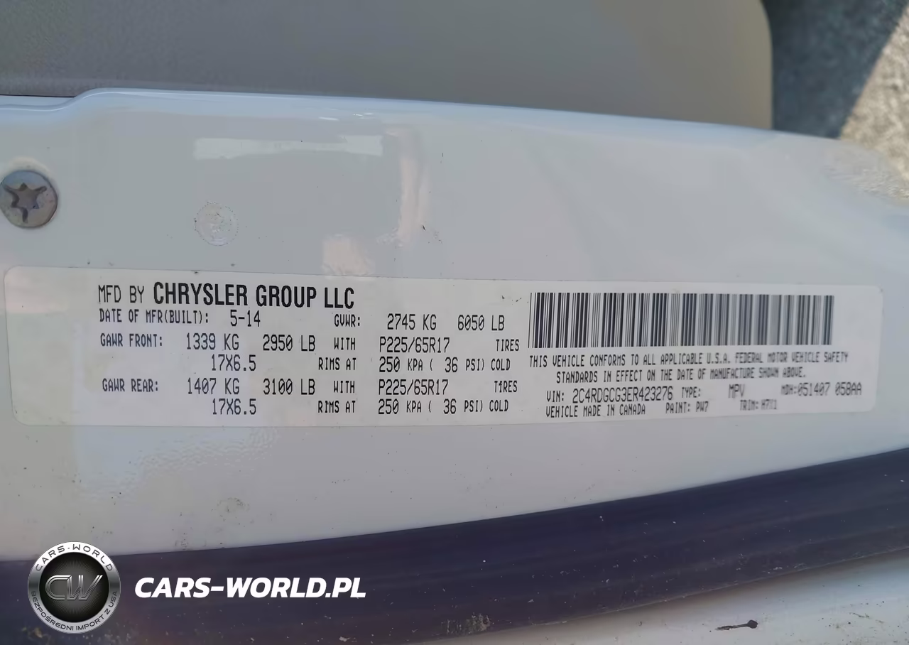 2014 Dodge Grand Caravan Sxt VIN:2C4RDGCG3ER423276 - 9