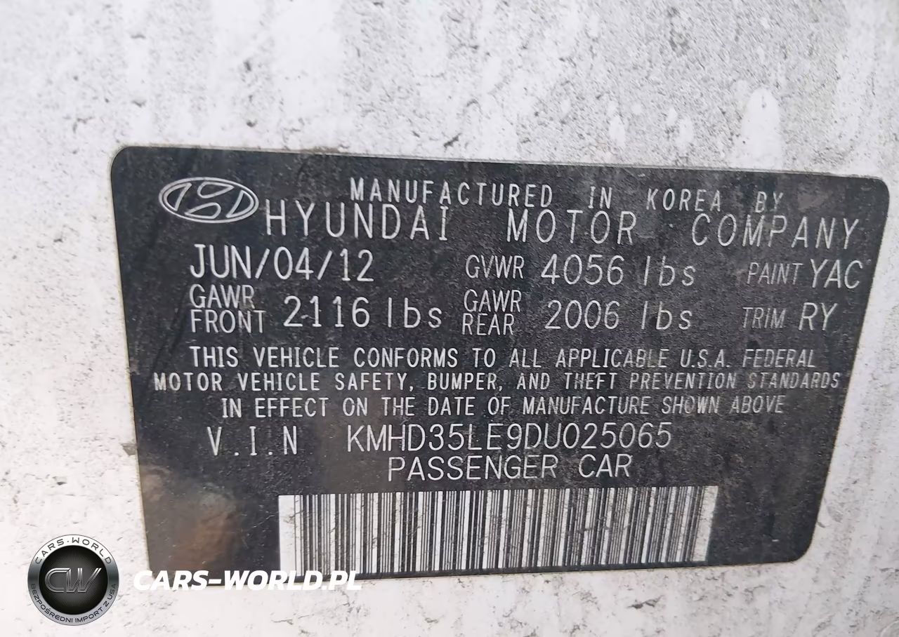 2013 Hyundai Elantra Gt VIN:KMHD35LE9DU025065 - 9