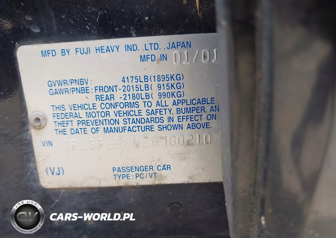 2002 Subaru Forester S VIN:JF1SF65642G700210 - 9