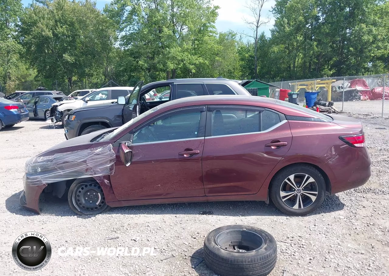 2020 Nissan Sentra Sv Xtronic Cvt VIN:3N1AB8CV4LY249354 - 14