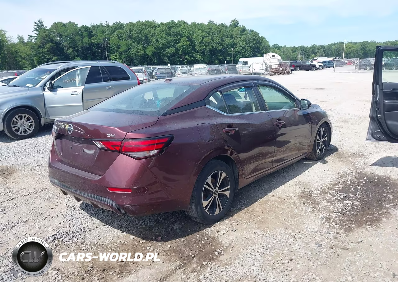 2020 Nissan Sentra Sv Xtronic Cvt VIN:3N1AB8CV4LY249354 - 4