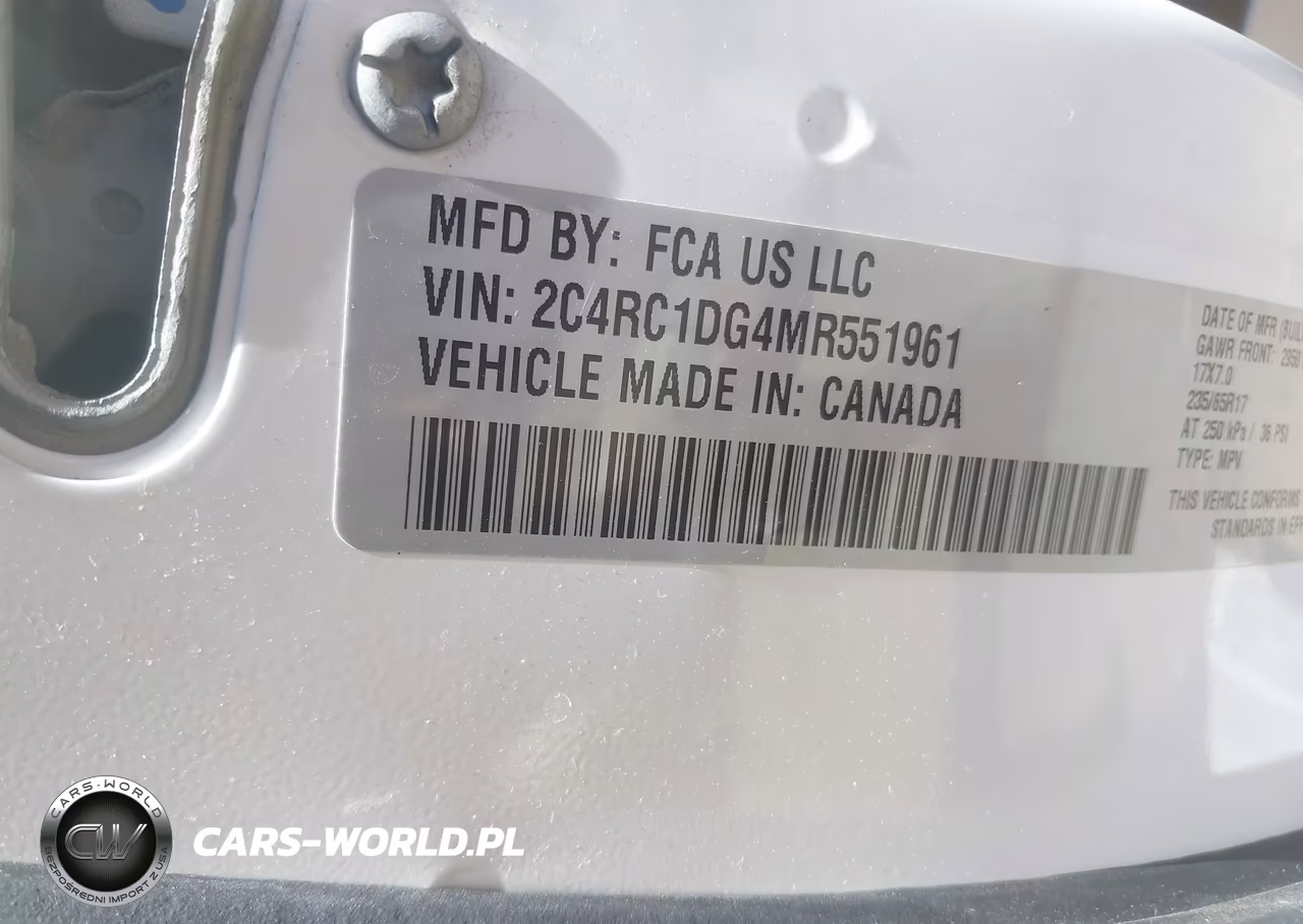 2021 Chrysler Voyager Lxi VIN:2C4RC1DG4MR551961 - 9
