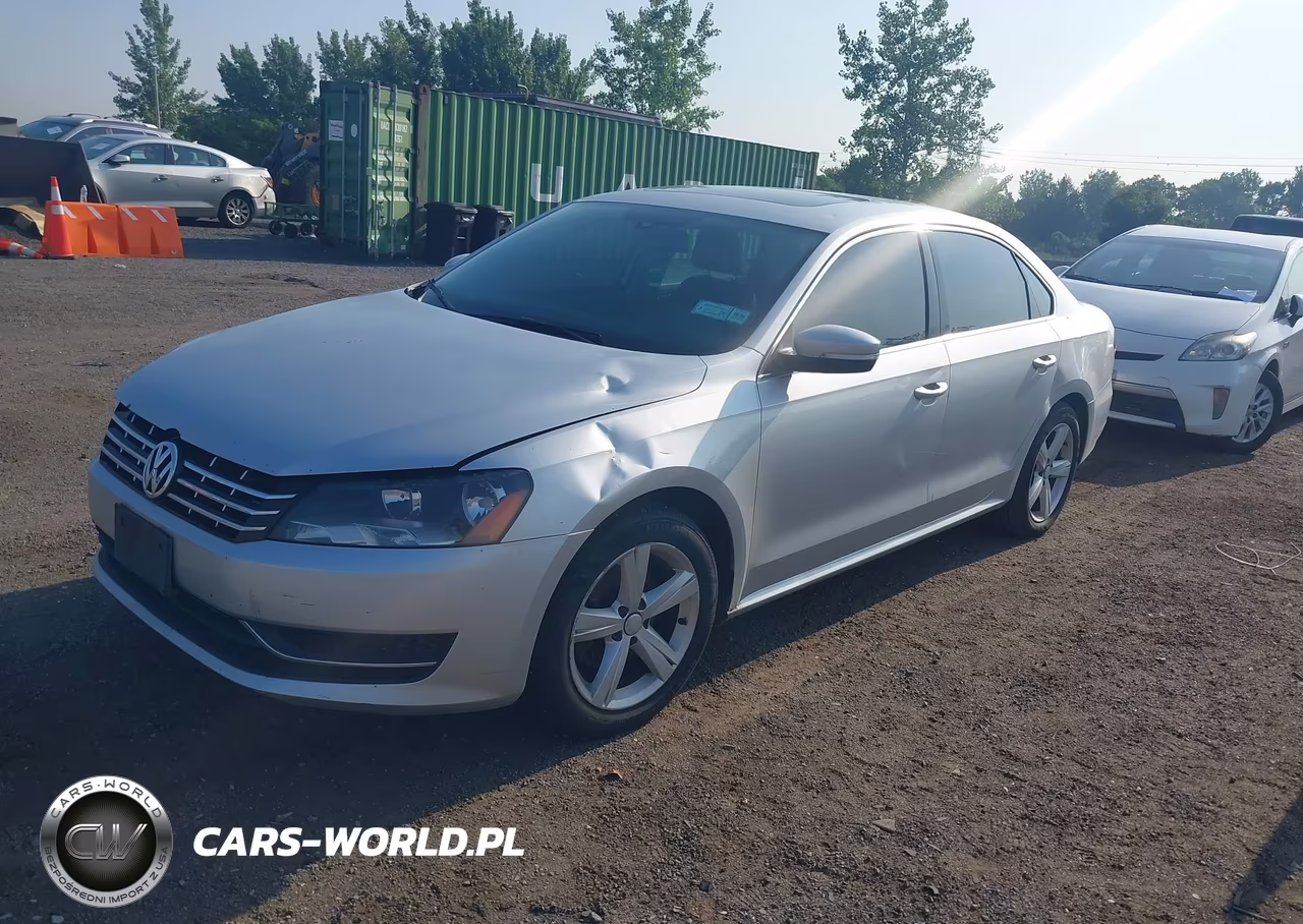 2013 Volkswagen Passat 2.0L Tdi Se VIN:1VWBN7A3XDC149920 - 2