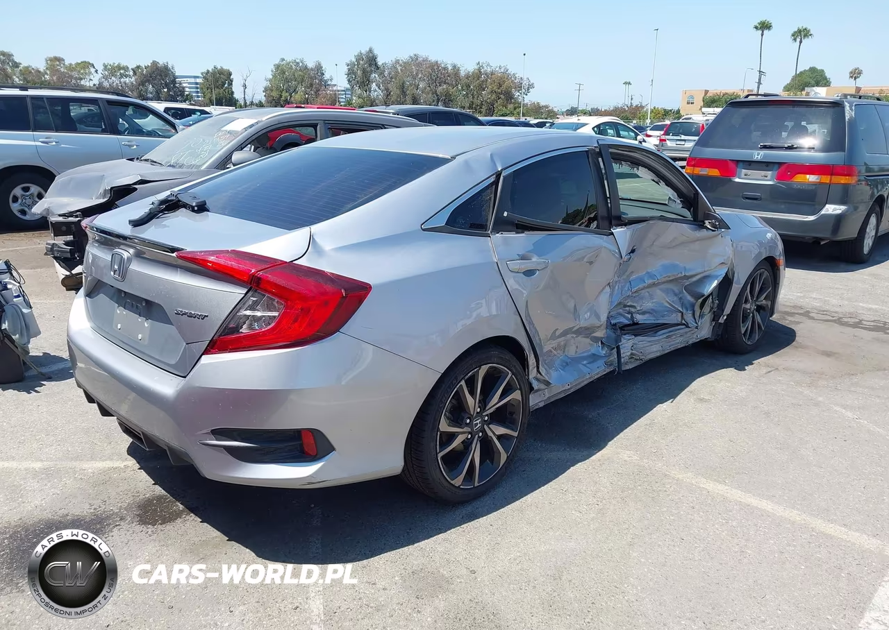 2019 Honda Civic Sport VIN:2HGFC2F87KH527754 - 4