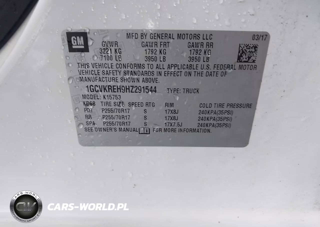2017 Chevrolet Silverado 1500 Lt VIN:1GCVKREH9HZ291544 - 9