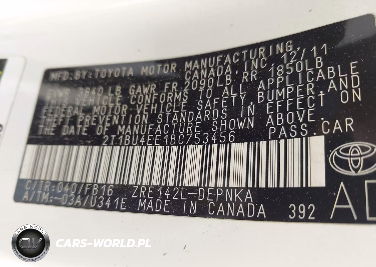 2011 Toyota Corolla Le VIN:2T1BU4EE1BC753456 - 9