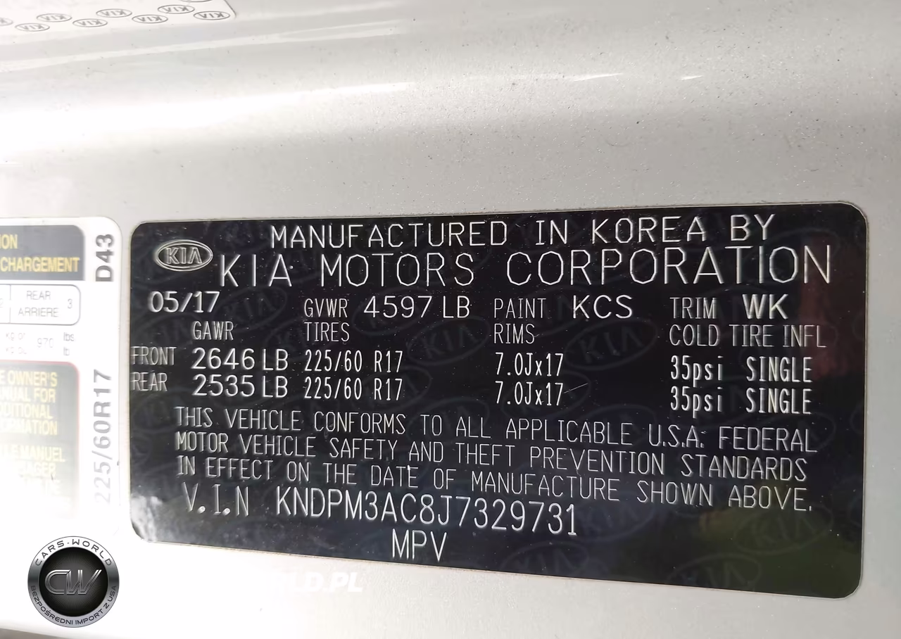 2018 Kia Sportage Lx VIN:KNDPM3AC8J7329731 - 9