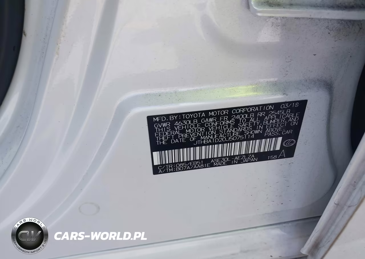 2018 Lexus Is 300 VIN:JTHBA1D20J5075114 - 9